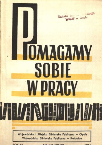 WojewÃ³dzka i Miejska Biblioteka Publiczna - Bibliotekarz Opolski
