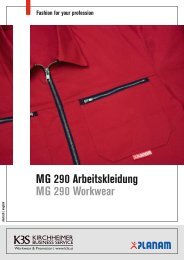gut gesch/ützt. Planam MG290 Berufsmantel Gut angezogen