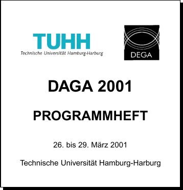 DAGA 2001 - Deutsche Gesellschaft für Akustik eV