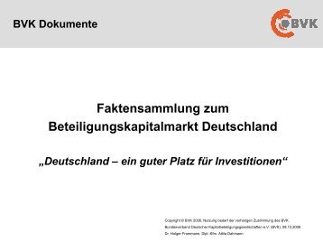 Private Equity-Branche in Deutschland - ww.bvk-mitglieder.d