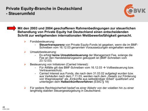 Private Equity-Branche in Deutschland - ww.bvk-mitglieder.d