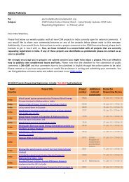 India Update - Carbon Market Watch