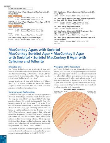 MacConkey Agars with Sorbitol - BVA Scientific
