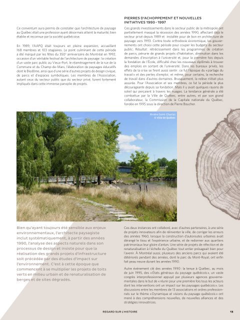 PAYSAGES 2015 - La revue annuelle de l'AAPQ