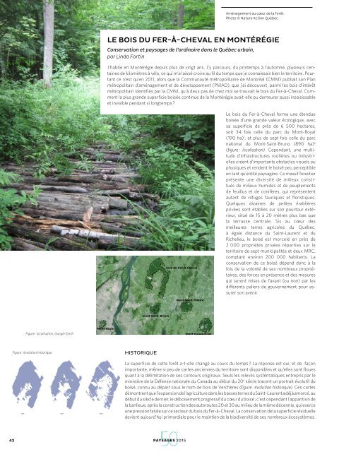 PAYSAGES 2015 - La revue annuelle de l'AAPQ