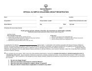 Group Registration Form - Special Olympics Oklahoma