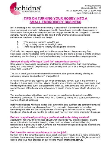 Turning Your Hobby Into A Business
