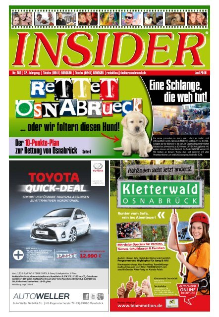 INSIDER Osnabrück // Juni 2015