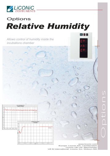 Relative Humidity - LiCONiC Instruments