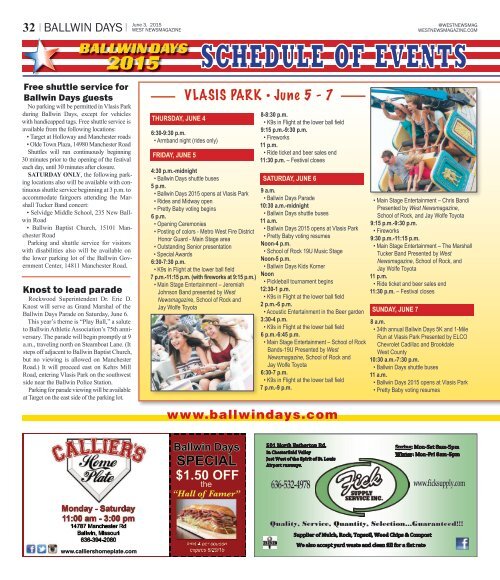 West Newsmagazine 6/3/15