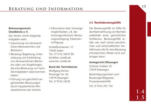 Beratung und Information - Stadt Ellwangen