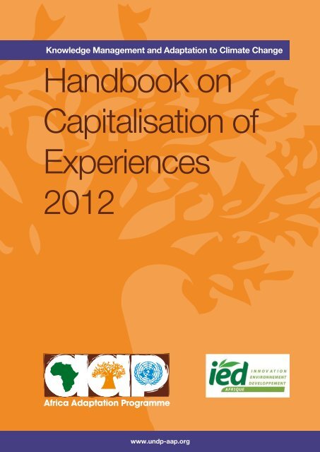 Handbook of Capitalisation 2012.pdf - Africa Adaptation Programme