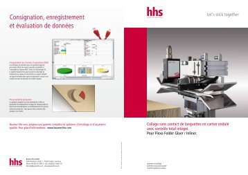 Consignation, enregistrement et évaluation de ... - hhs-systems.de