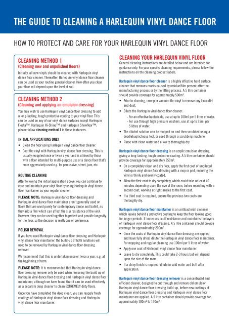 106154-Cleaning Care Guide v4.indd - Harlequin Floors