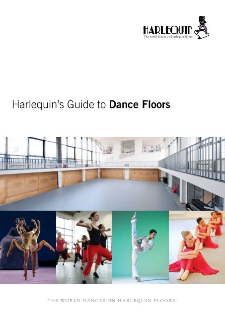 PVC dance floor - CASCADE - HARLEQUIN - for permanent installation