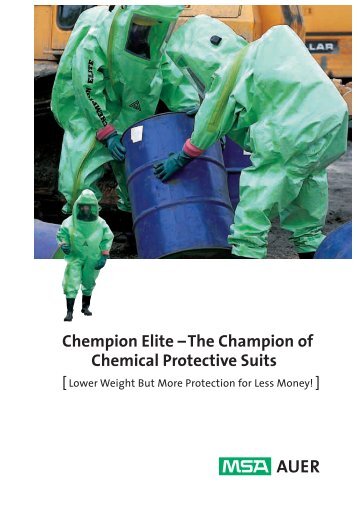 Chempion Elite âThe Champion of Chemical Protective Suits