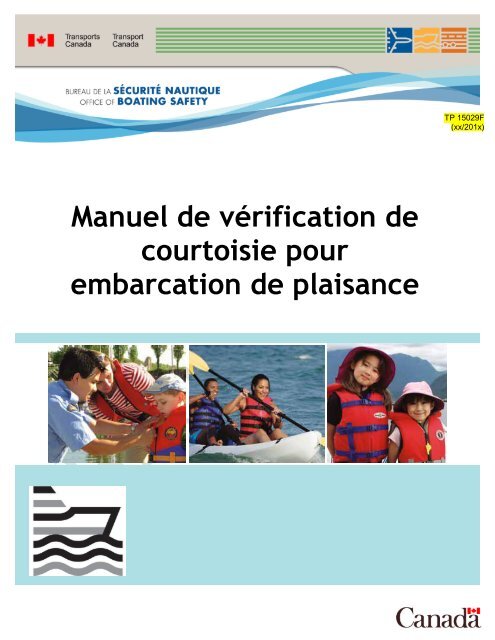 Manuel de vérification de courtoisie pour embarcation de plaisance