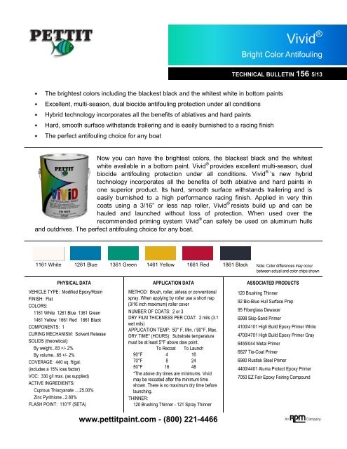 Pettit Marine Paint - Pettit Bottom Paint Color Chart
