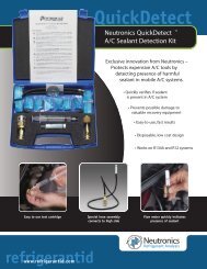 Neutronics QuickDetect TM A/C Sealant Detection Kit