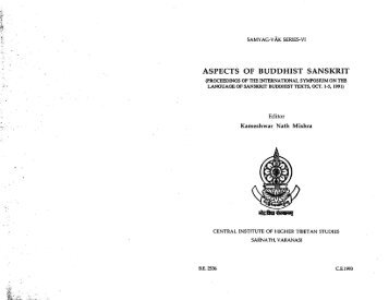 Buddhist Hybrid Sanskrit â the original language - Prajna Quest