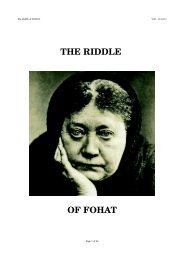 THE RIDDLE OF FOHAT - Prajna Quest