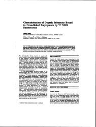 Characterization of Organic Substrates Bound to Cross ... - YorkSpace