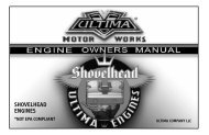 SHOVELHEAD ENGINES - Ultima Products