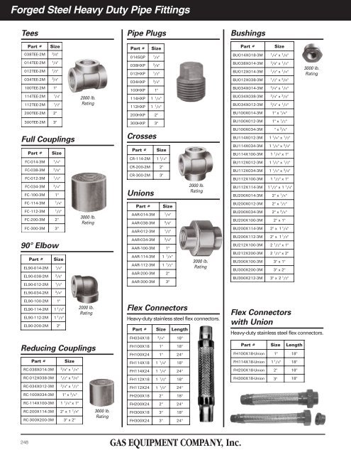 Service & Installation - Gas Equipment Company, Inc.