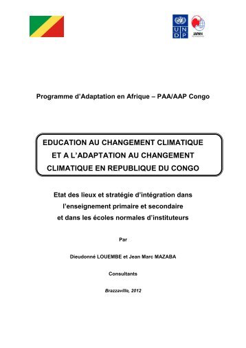 PLAN D'ACTIONS PRIORITAIRES - Africa Adaptation Programme