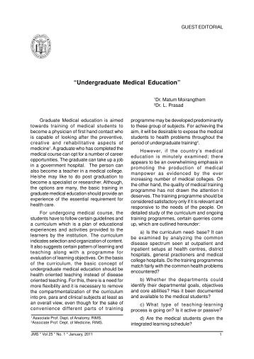 Journal of Medical Society, Jan. 2011