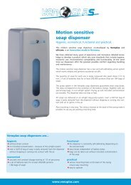 Motion sensitive soap dispenser - VENOPLAS