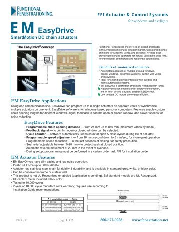 EM EasyDrive - Functional Fenestration, Inc.