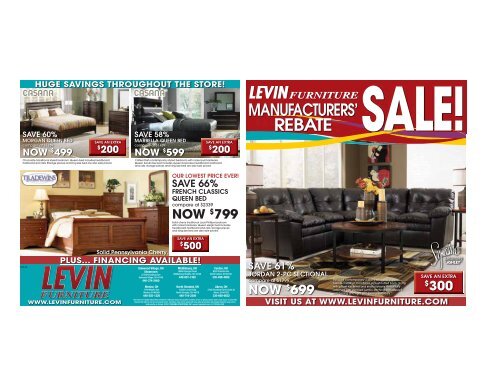 Rebate Levin Furniture