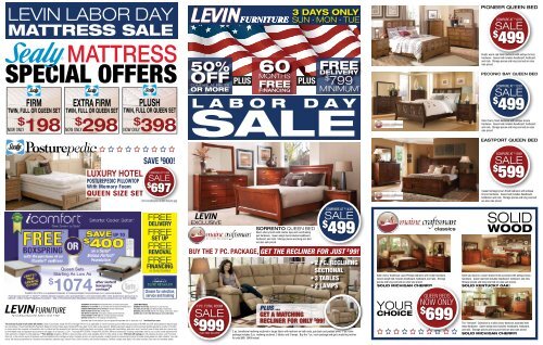 Mattress Sale Levin Furniture