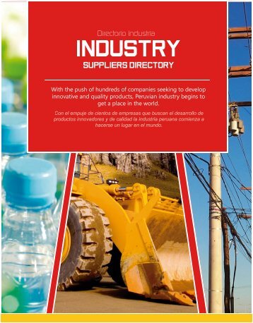 Industry Section - ExporPerú - Peruvian Suppliers Directory 2015