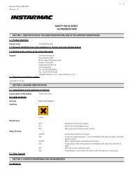 SAFETY DATA SHEET ULTRACRETE M90 - Durey Castings