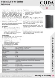 Coda Audio G515-96 fact sheet.indd - audiovation