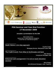 POA Seminar and Year-End Function 17 November 2009 - Principal ...