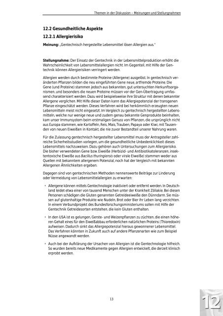 Kompendium Gentechnologie und Lebensmittel Band 5 - transGEN