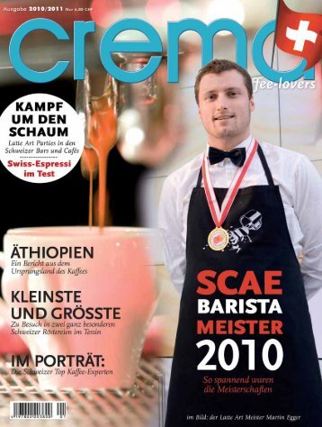 barista - crema Magazin Schweiz