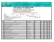 INATS WEST 2010 ORDER FORM - New Leaf Distribution