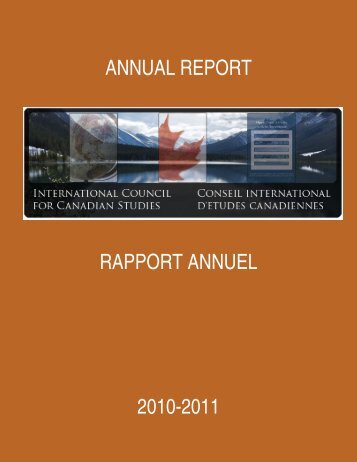 annual report rapport annuel 2010-2011 - Conseil international d ...