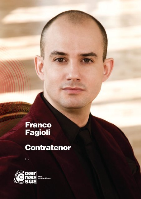 Franco Fagioli Contratenor - parnassus.at