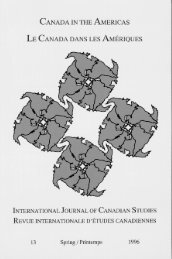 Canada in the Americas/Le Canada dans les AmÃ©riques - Conseil ...