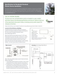 Guidelines for Overhead Electric Service - Residential - Ameren