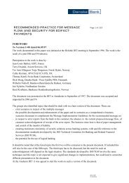 MT 940 Customer Statement Message (in SAP format). - Danske Bank