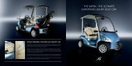 THE GARIA – THE ULTIMATE EUROPEAN LUXURY GOLF CAR