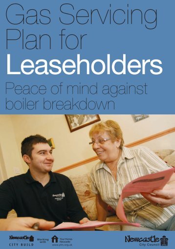 Gas Servicing Plan for Leaseholders - Your Homes Newcastle