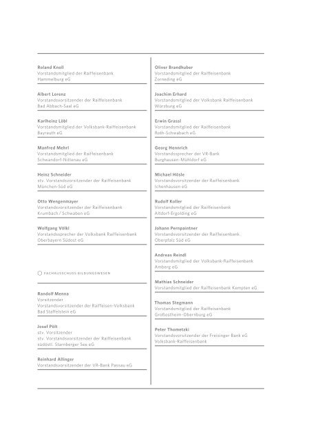 Statistik Daten Und Fakten - Genossenschaftsverband Bayern