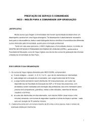 normas do inco-cepel - Faculdade de EducaÃ§Ã£o da USP